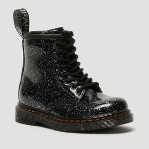 Dr. Martens - TODDLER 1460 GLITTER LACE UP BOOTS - Size 7 - Excellent Condition